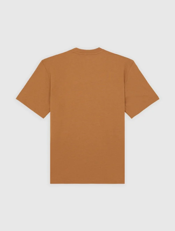 DICKIES - חולצת טי קצרה SUMMERDALE – D0A4YAI0BD – brown-duck – 6
