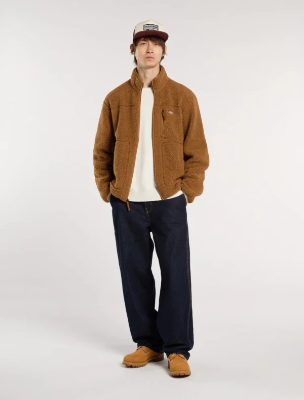 DICKIES - פליס MOUNT HOPE – D0A4YEE0BD – brown-duck – 2
