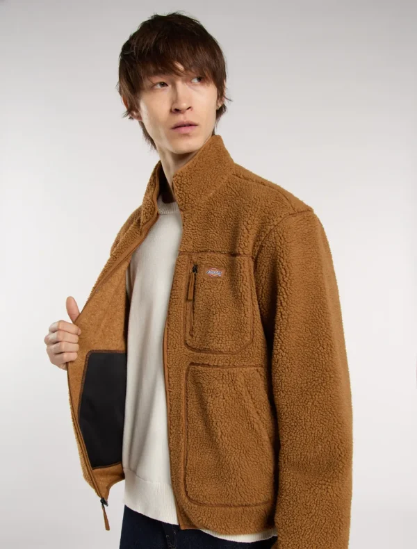 DICKIES - פליס MOUNT HOPE – D0A4YEE0BD – brown-duck – 5