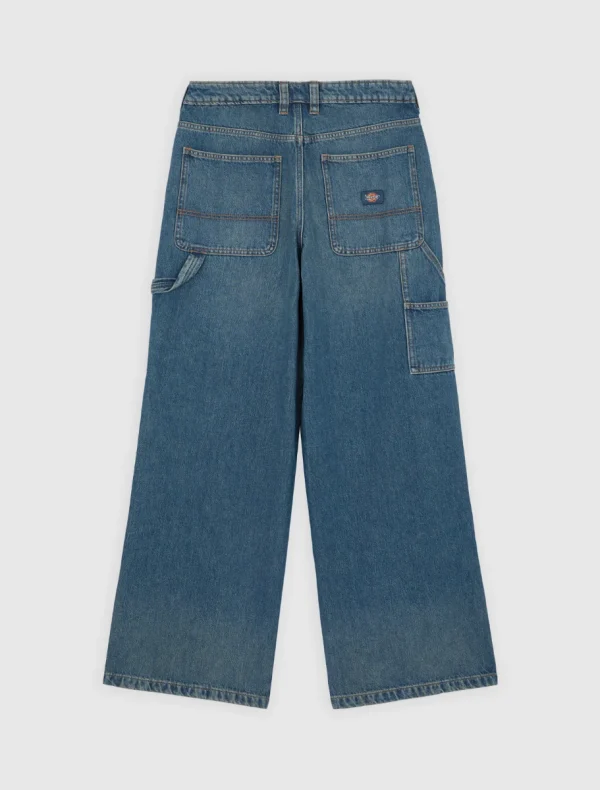 מכנסי ג'ינס נגרים לנשים X LOOSE DENIM CARPENTER PANT