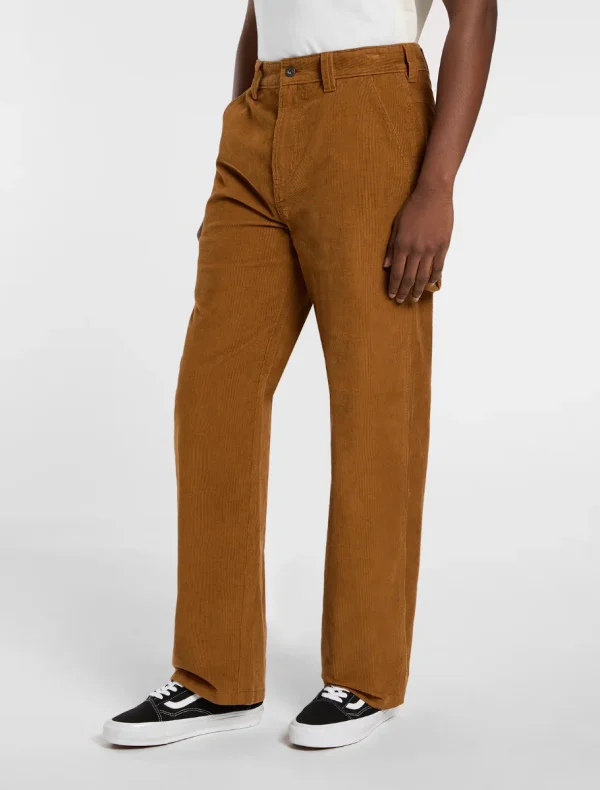 DICKIES - מכנסי CORDUROY CARPENTER – D0A863V0BD – brown-duck – 3