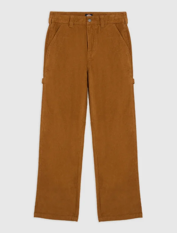 DICKIES - מכנסי CORDUROY CARPENTER – D0A863V0BD – brown-duck – 6