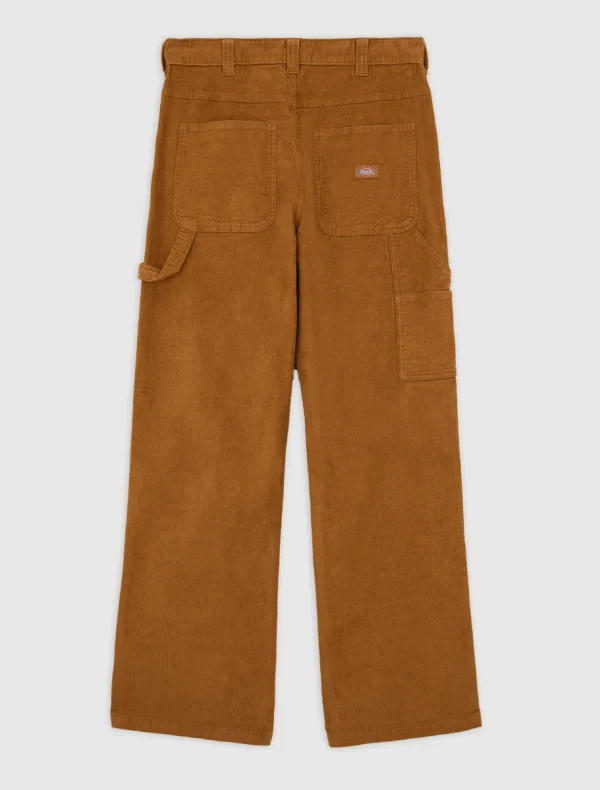 DICKIES - מכנסי CORDUROY CARPENTER – D0A863V0BD – brown-duck – 7