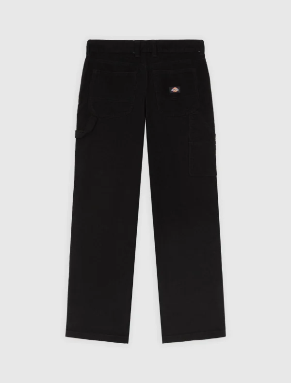 DICKIES - מכנסי נשים CORDUROY CARPENTER – D0A863ZBLK – black – 7