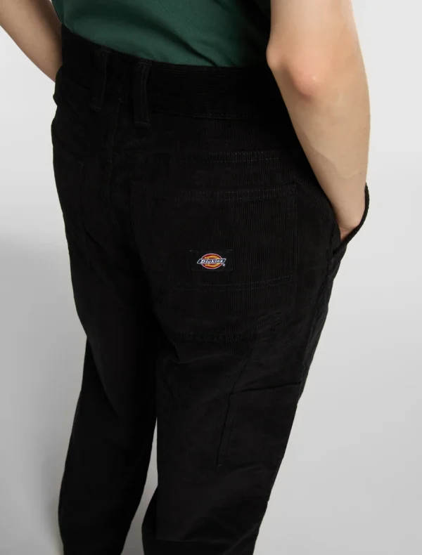 DICKIES - מכנסי נשים CORDUROY CARPENTER – D0A863ZBLK – black – 5