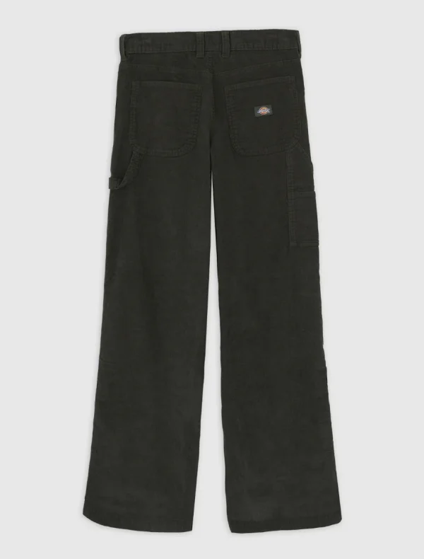 DICKIES - מכנסי נשים CORDUROY CARPENTER – D0A863ZOGX – olive-green – 7
