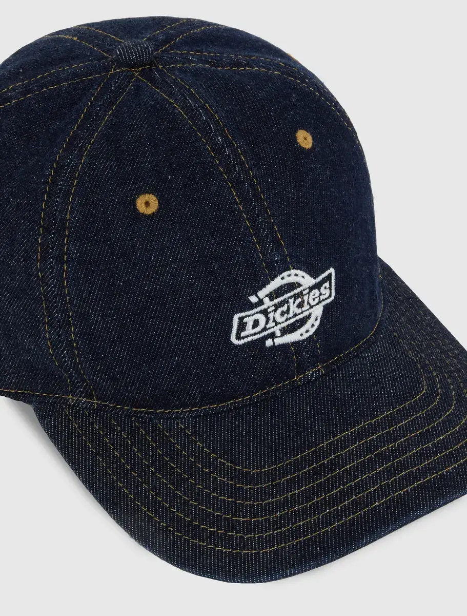 DICKIES - כובע מצחייה DAD CAP DENIM – D0A867HRIN – rinsed – 2