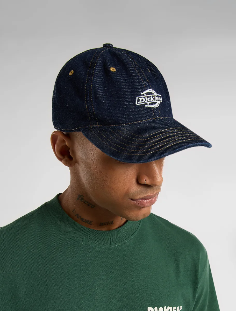 DICKIES - כובע מצחייה DAD CAP DENIM – D0A867HRIN – rinsed – 3