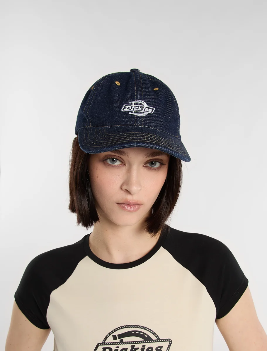 DICKIES - כובע מצחייה DAD CAP DENIM – D0A867HRIN – rinsed – 4