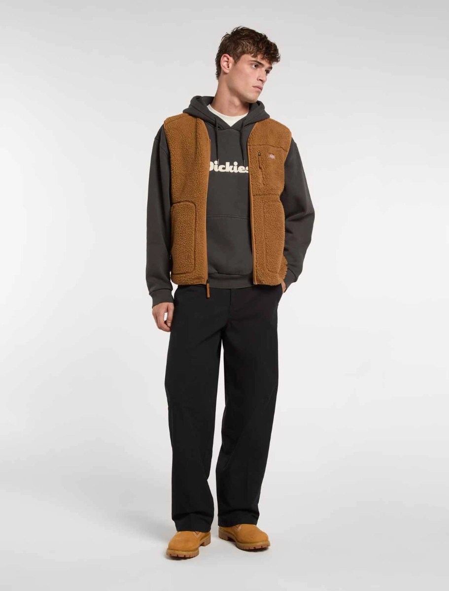 DICKIES - קפוצ'ון SLAYDEN – D0A87NPBLK – black – 2