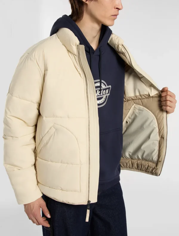 DICKIES - מעיל פאפר SUMMERDALE – D0A87OGL17 – wood-ash – 4