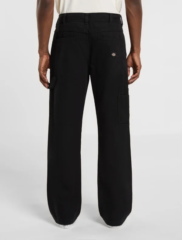 DICKIES - מכנסי נגרים CARPENTER CANVAS – D0A87PDBLK – black – 1
