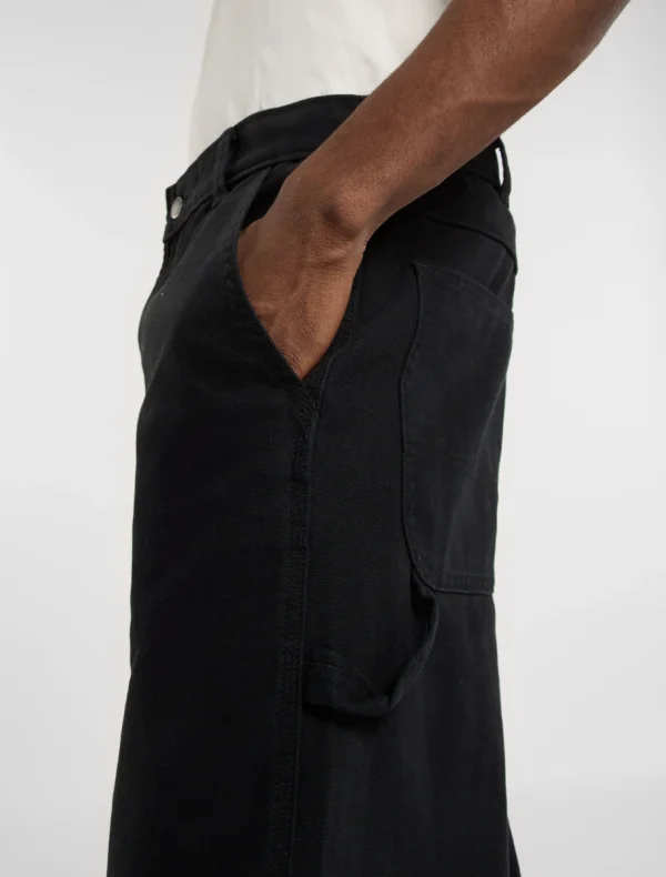 DICKIES - מכנסי נגרים CARPENTER CANVAS – D0A87PDBLK – black – 4