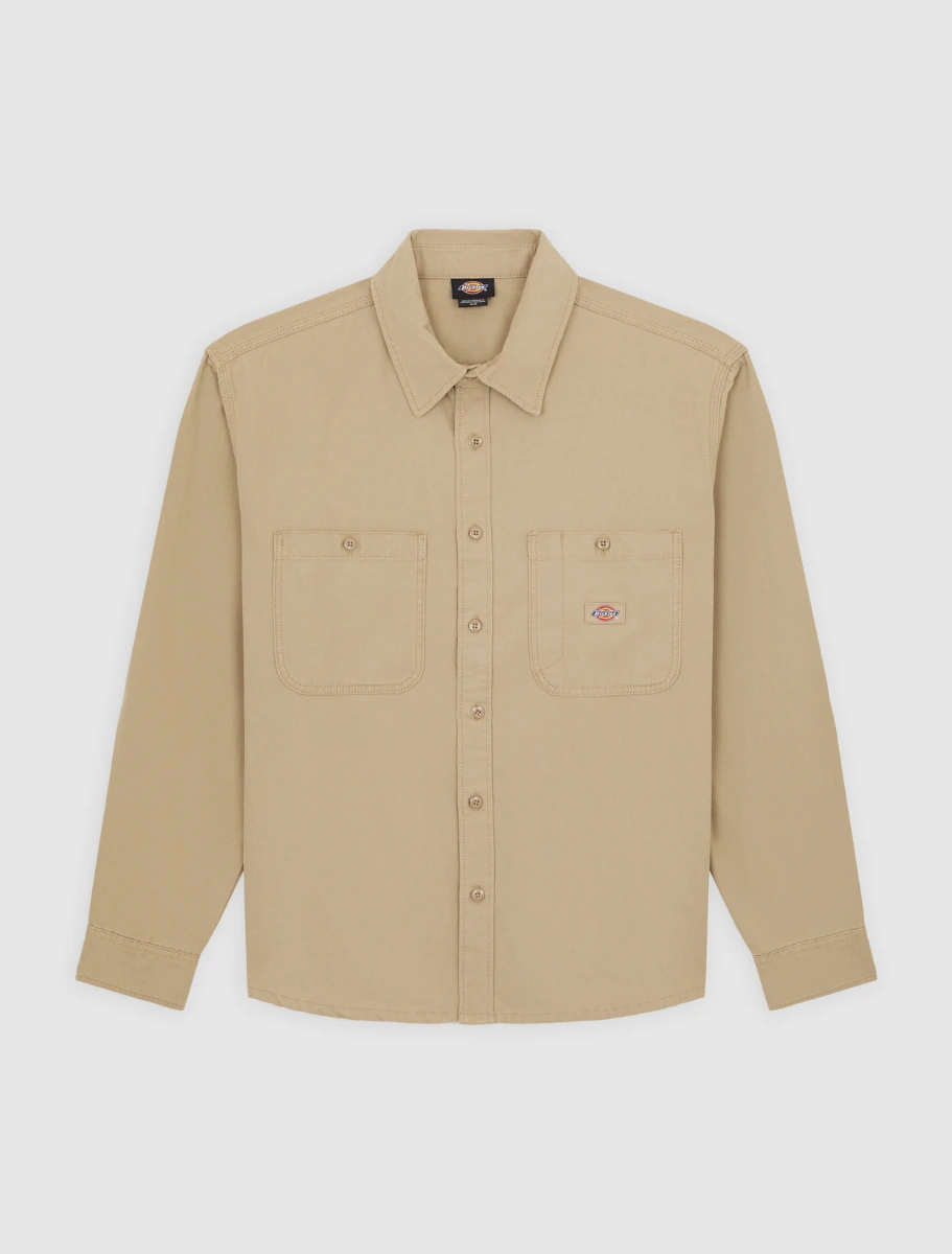 DICKIES - חולצה מכופתרת DICKIES CANVAS – D0A87PR0DS – desert-sand – 5