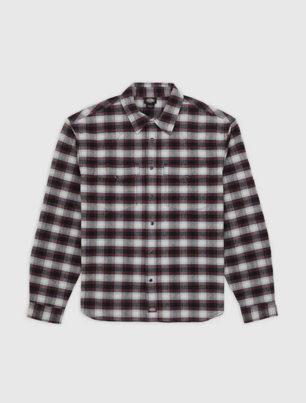 DICKIES - חולצת פלאנל JOHNSONVILLE – D0A87PWBLK – black – 6