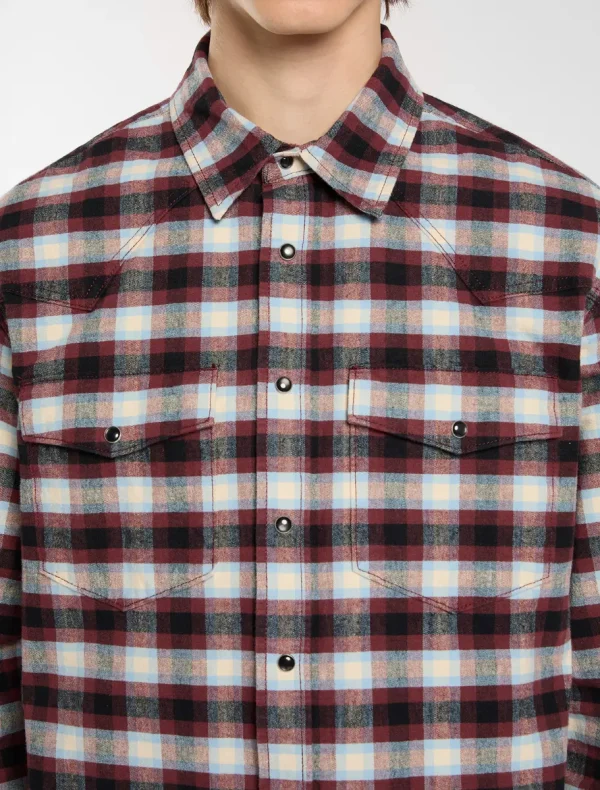 DICKIES - חולצת פלאנל JOHNSONVILLE – D0A87PWBLK – black – 3
