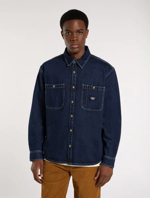 חולצת ג'ינס ארוכה MECHANIC DENIM