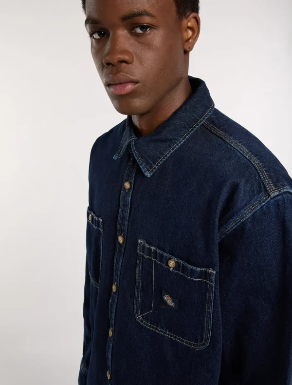 חולצת ג'ינס ארוכה MECHANIC DENIM