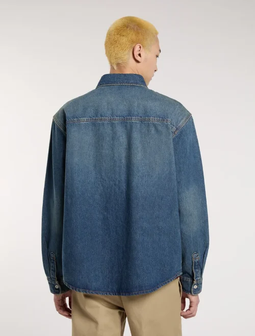 חולצת ג'ינס ארוכה MECHANIC DENIM