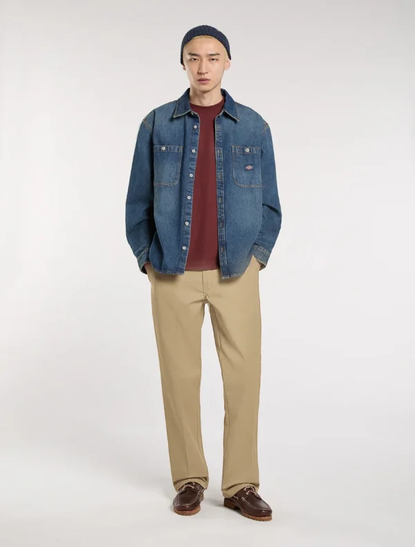 חולצת ג'ינס ארוכה MECHANIC DENIM