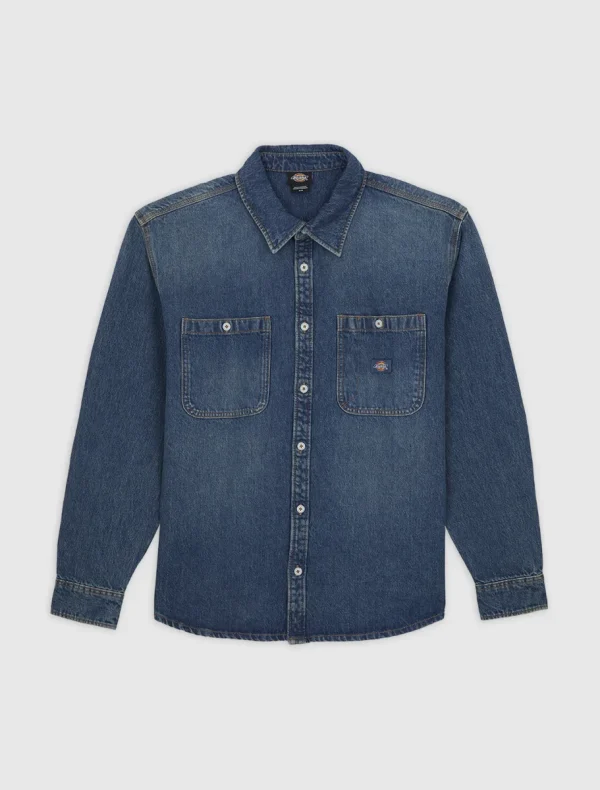חולצת ג'ינס ארוכה MECHANIC DENIM
