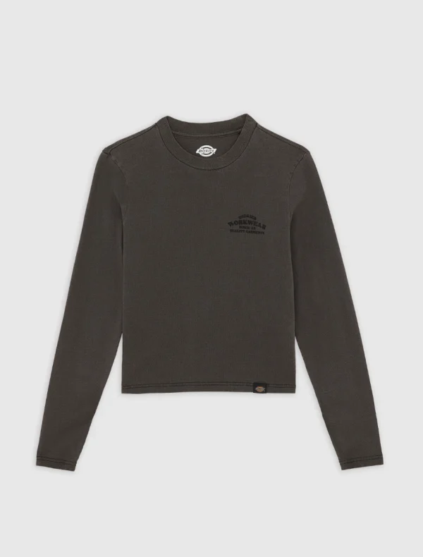DICKIES - חולצת טי ארוכה נשים CHRISTIANA – D0A87Q6BLK – black – 5