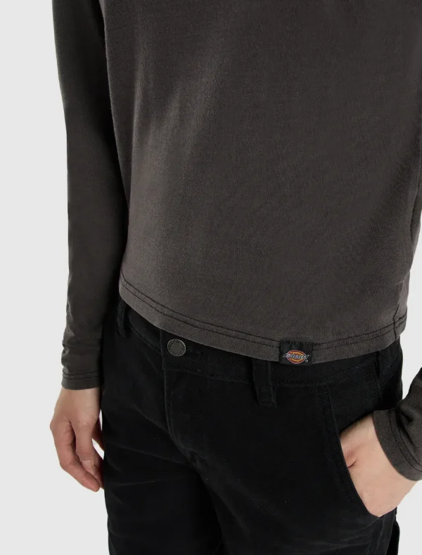 DICKIES - חולצת טי ארוכה נשים CHRISTIANA – D0A87Q6BLK – black – 4
