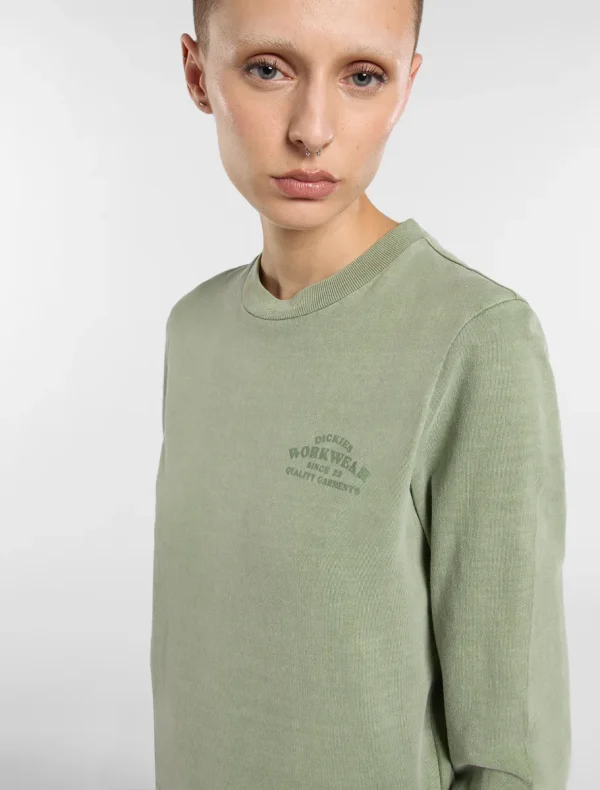 DICKIES - חולצת טי ארוכה נשים CHRISTIANA – D0A87Q6L19 – sea-spray – 3