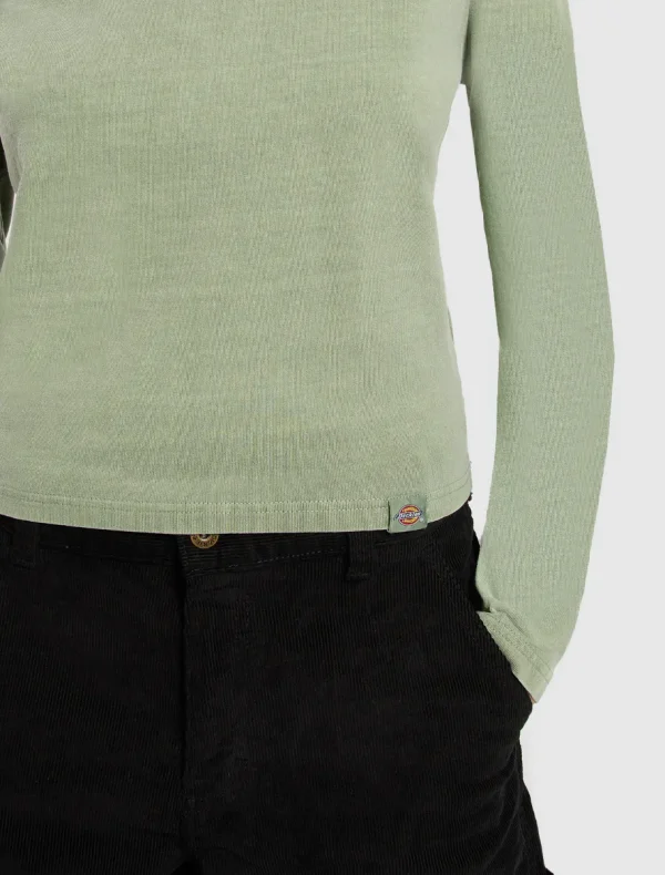 DICKIES - חולצת טי ארוכה נשים CHRISTIANA – D0A87Q6L19 – sea-spray – 4