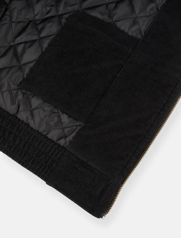 DICKIES - ג'קט קורדרוי נשים CORDUROY HOODED – D0A4Z4HBLK – black – 4