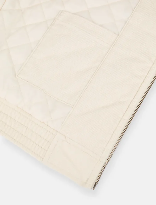 DICKIES - ג'קט קורדרוי נשים CORDUROY HOODED – D0A4Z4HF90 – whitecap-gray – 8