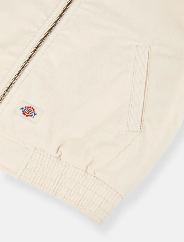 DICKIES - ג'קט קורדרוי נשים CORDUROY HOODED – D0A4Z4HF90 – whitecap-gray – 9