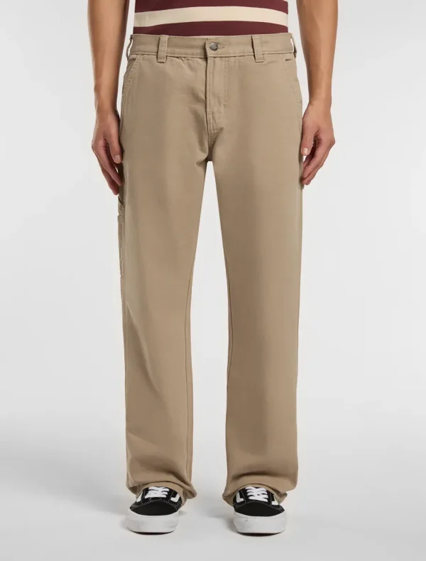 DICKIES - מכנסי נגרים CARPENTER CANVAS – D0A87PD0DS – desert-sand – 1