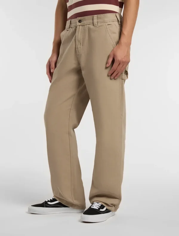 DICKIES - מכנסי נגרים CARPENTER CANVAS – D0A87PD0DS – desert-sand – 3