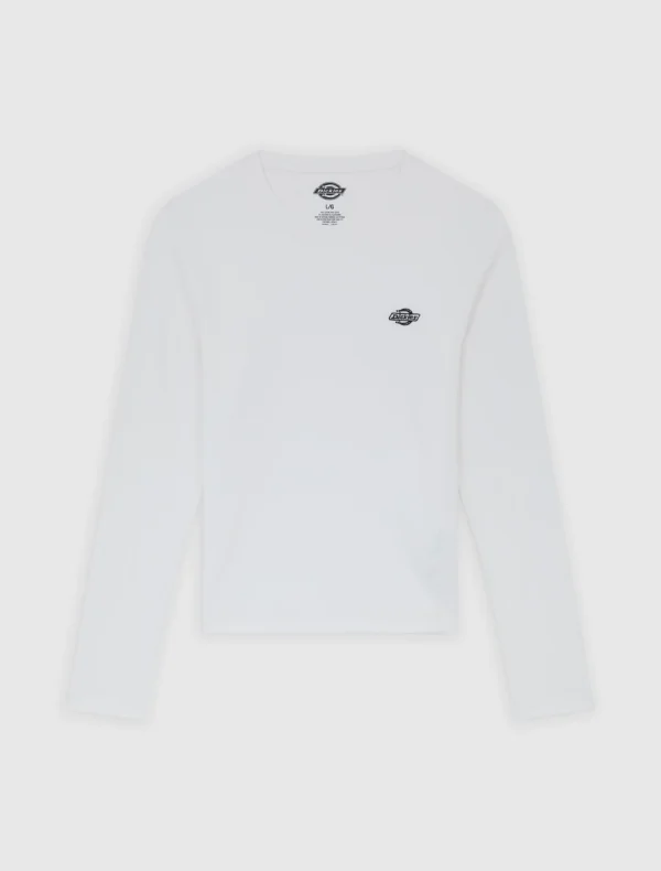 DICKIES - חולצת טי ארוכה נשים GLADEVILLE – D0A87QA0WH – white – 1