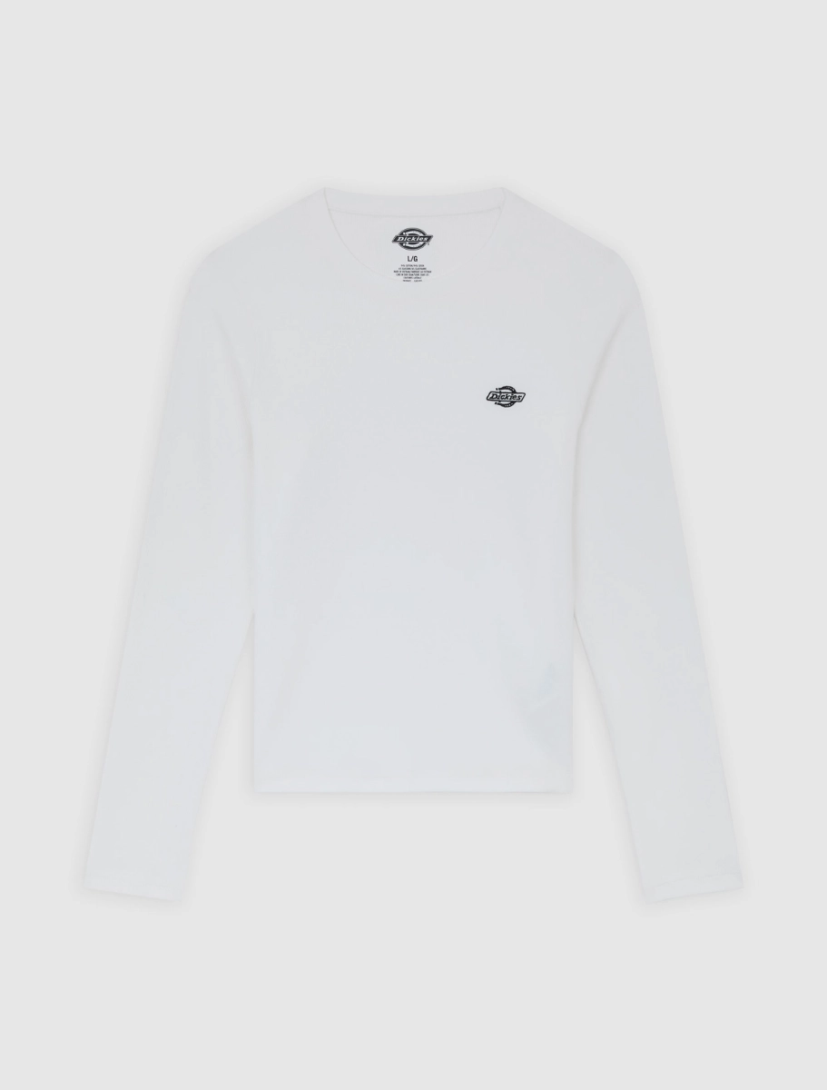 DICKIES - חולצת טי ארוכה נשים GLADEVILLE – D0A87QA0WH – white – 1