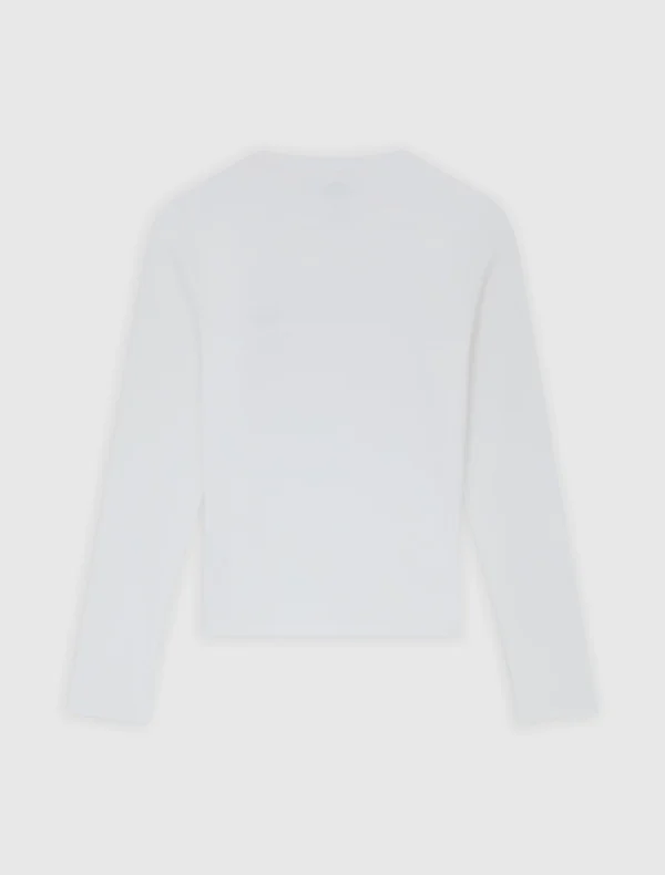 DICKIES - חולצת טי ארוכה נשים GLADEVILLE – D0A87QA0WH – white – 1