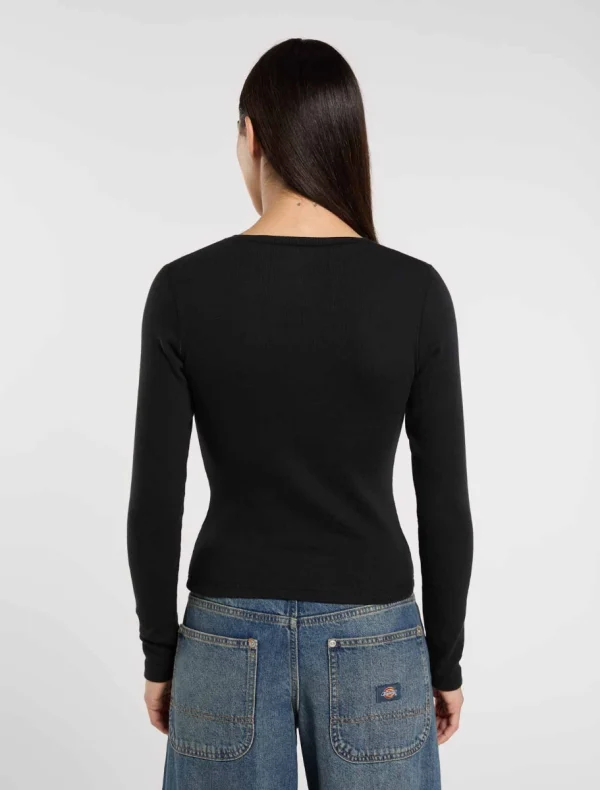 DICKIES - חולצת טי ארוכה נשים GLADEVILLE – D0A87QABLK – black – 1