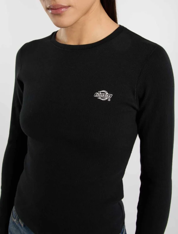 DICKIES - חולצת טי ארוכה נשים GLADEVILLE – D0A87QABLK – black – 3