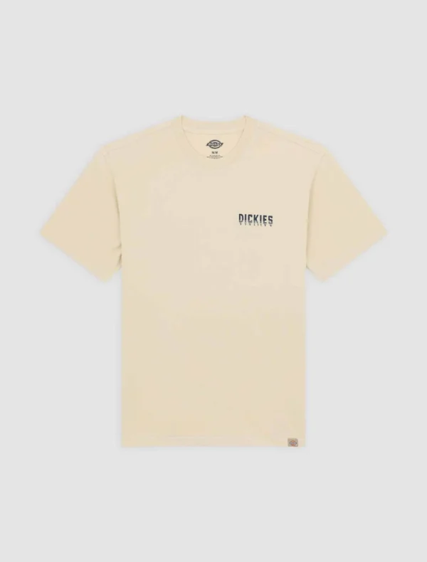 DICKIES - חולצת טי קצרה PELHAM – D0A87QJL17 – wood-ash – 5