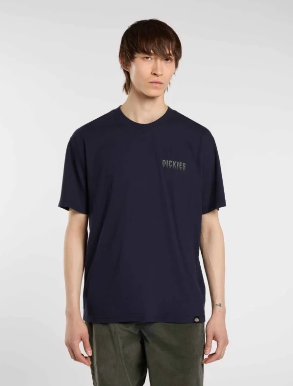 DICKIES - חולצת טי קצרה PELHAM – D0A87QJL18 – night-sky – 1