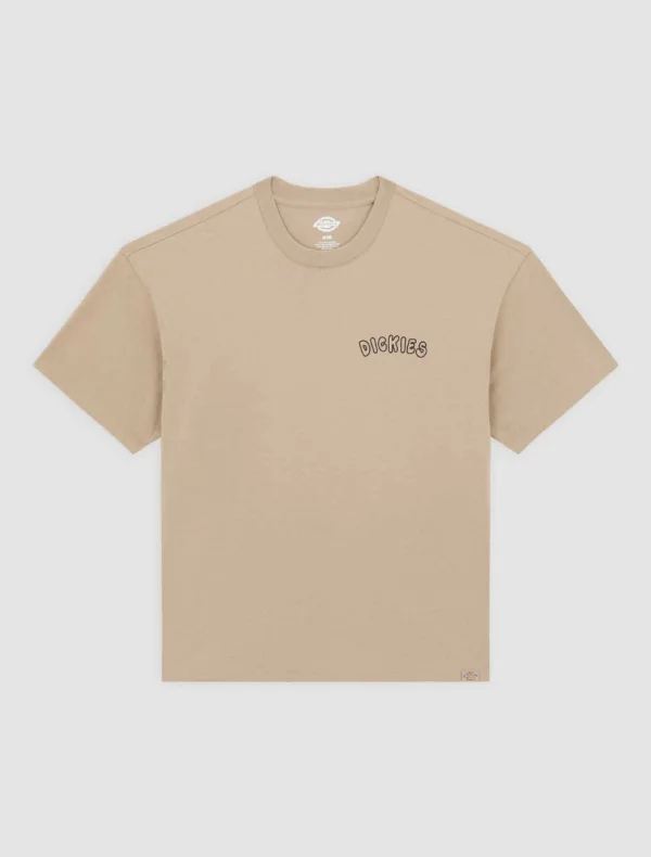 DICKIES - חולצת טי קצרה DECARTUVILLE – D0A87QT0DS – desert-sand – 7