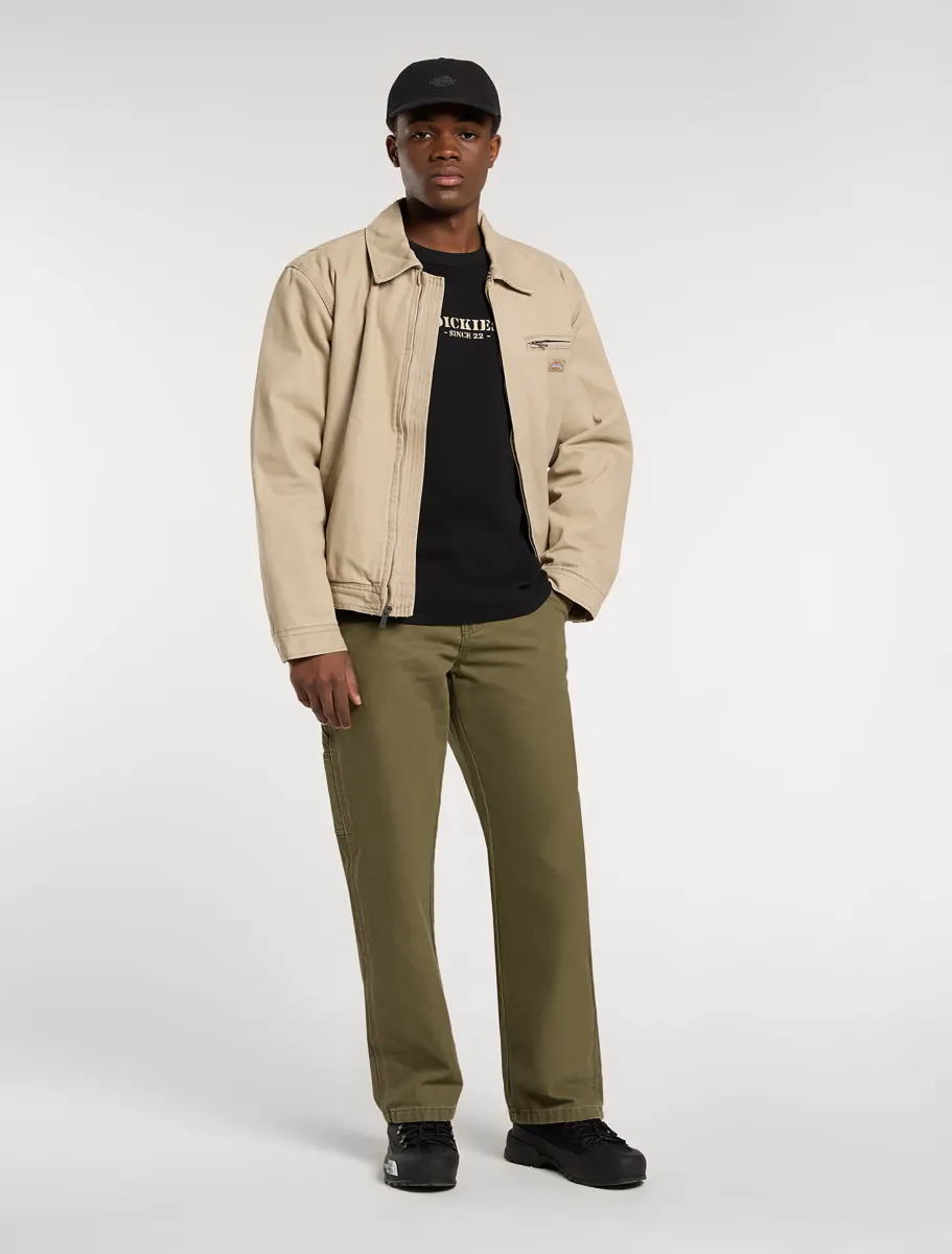 DICKIES - חולצת טי ארוכה DICKIES WAFFLE – D0A87QWBLK – black – 2