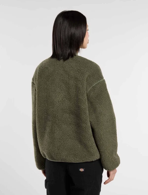 DICKIES - ג'קט נשים CENTRAL SHERPA – D0A88BNL19 – sea-spray – 1