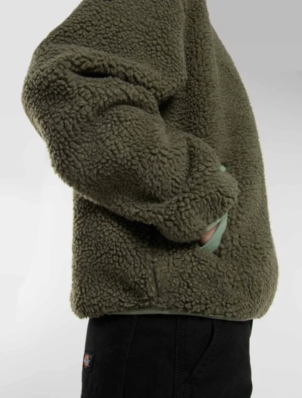 DICKIES - ג'קט נשים CENTRAL SHERPA – D0A88BNL19 – sea-spray – 4