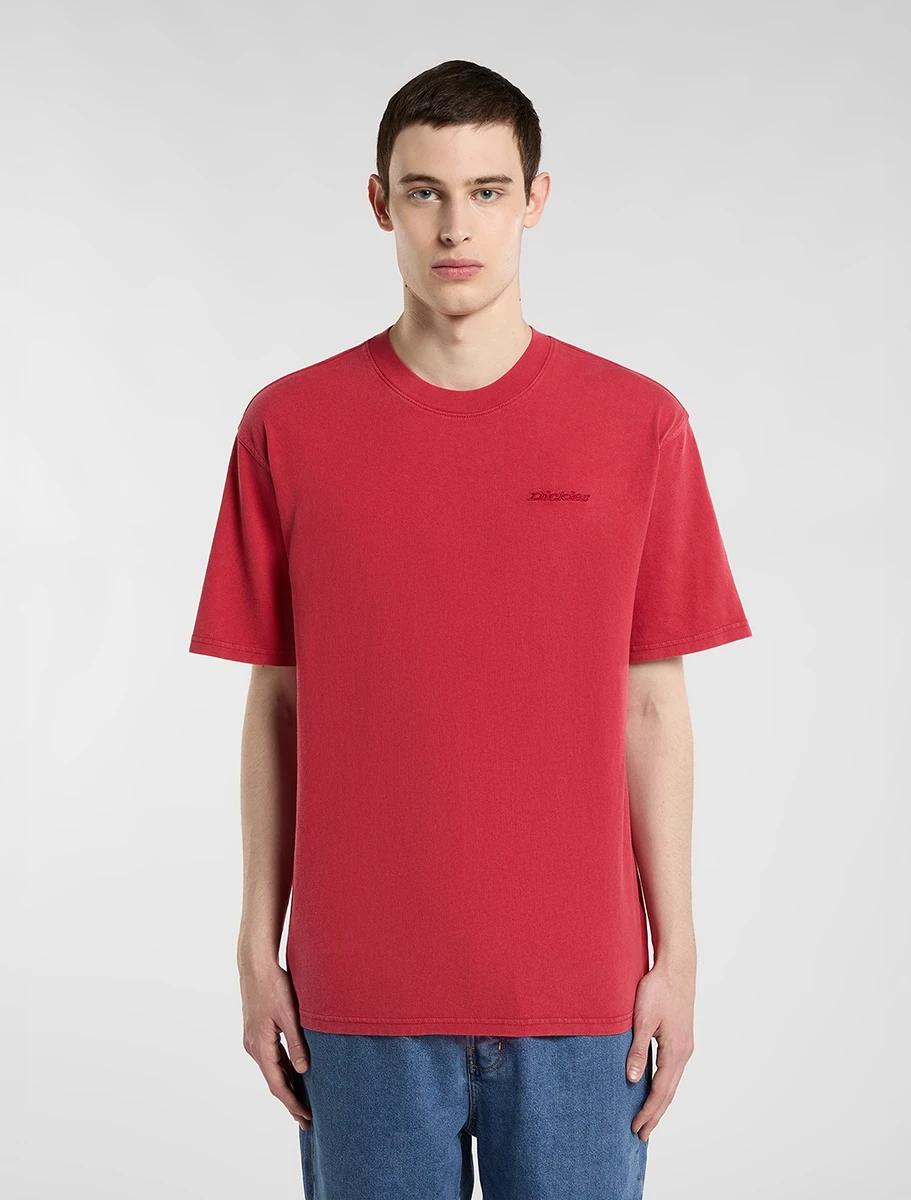 DICKIES - חולצת טי קצרה PLENTYWOOD – D0A866BL33 – garnet – 1