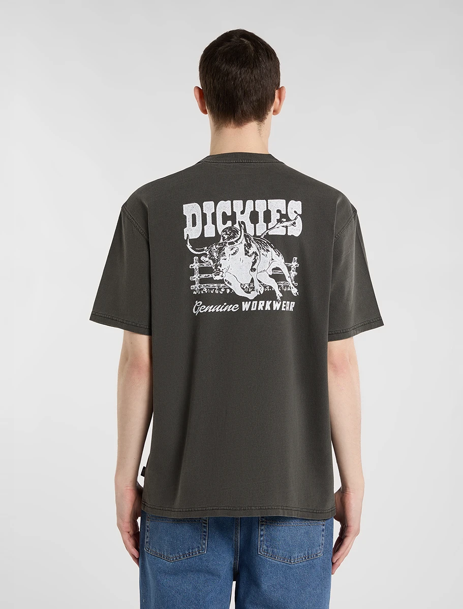 DICKIES - חולצת טי קצרה גברים BUCHTELL – D0A883BBLK – black – 1
