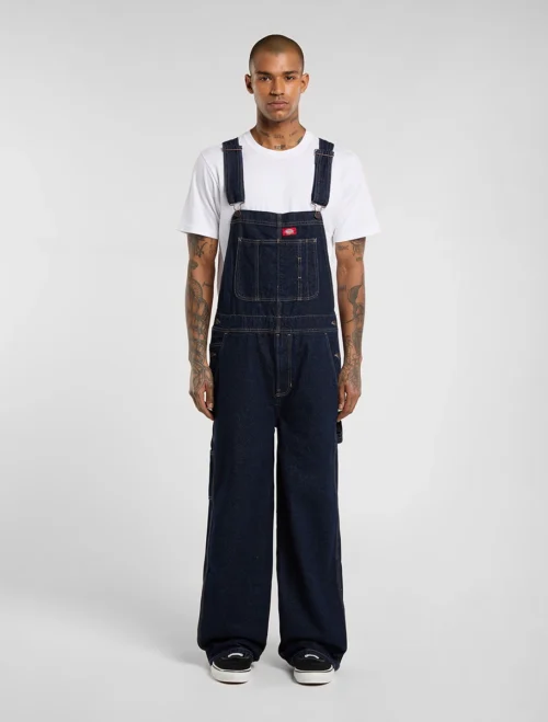 אוברול ג'ינס גברים LOOSE DENIM