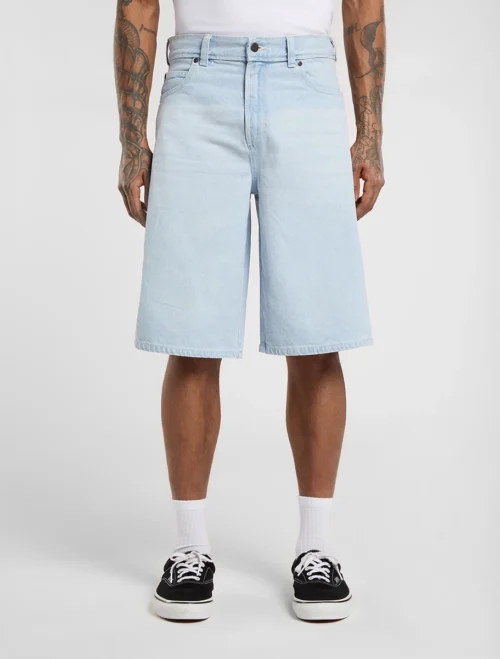 מכנסי ג'ינס קצרים גברים LOOSE SHORT