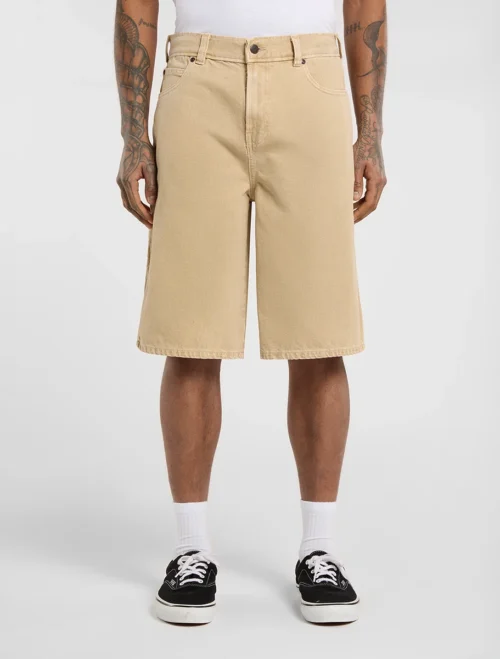 מכנסי ג'ינס קצרים גברים LOOSE SHORT